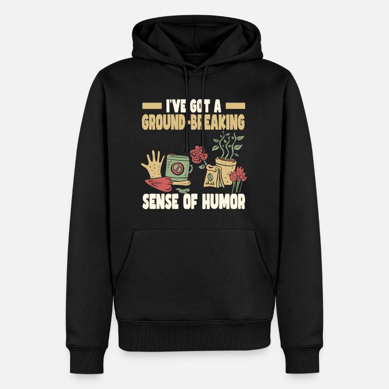 Gartenbau - Männer Premium Bio Hoodie - Schwarz