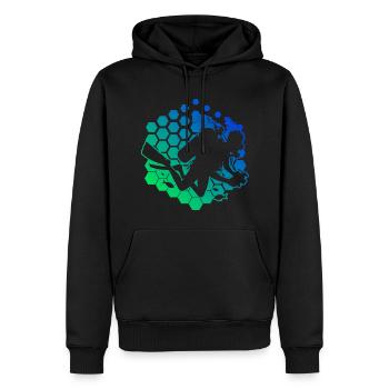 Plongée sous-marine Plongeur Plongée sous-marine Plongée sous-marine - Sweat à capuche Premium bio Homme - noir - Devant - Nico (187cm)