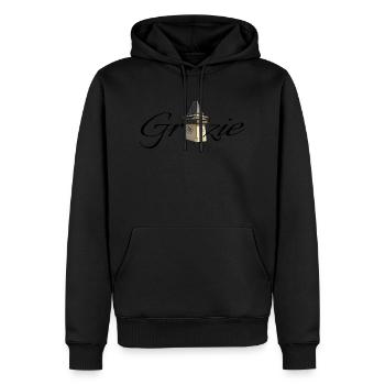 Österreich Graz Steiermark uhrturm clocktower uhr - Männer Premium Bio Hoodie - Schwarz - Vorne - Nico (187cm)