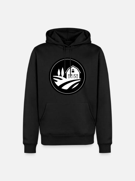 Farm Ernte Kreis - Männer Premium Bio Hoodie - Schwarz