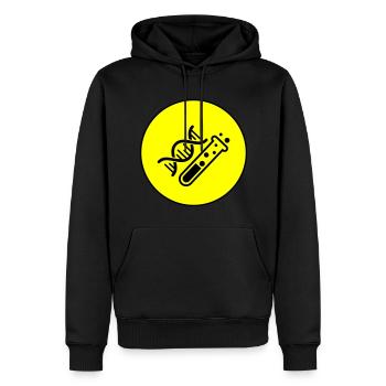 Reagenzglas chemie - Männer Premium Bio Hoodie - Schwarz - Vorne - Nico (187cm)