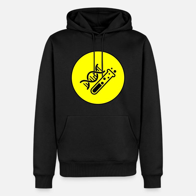 Chimie des éprouvettes - Sweat à capuche Premium bio Homme - noir