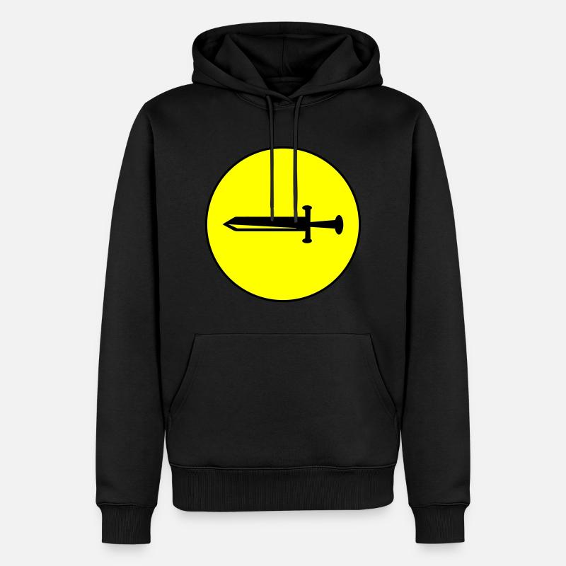 Icône d’épée - Sweat à capuche Premium bio Homme - noir