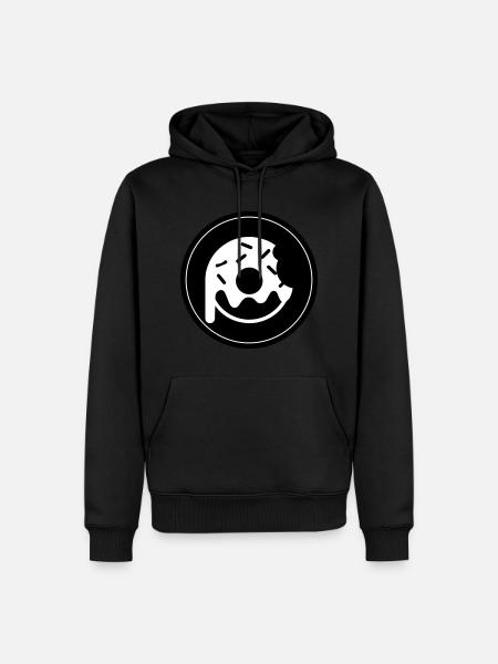 Donut Symbol - Men’s Premium Organic Hoodie - black
