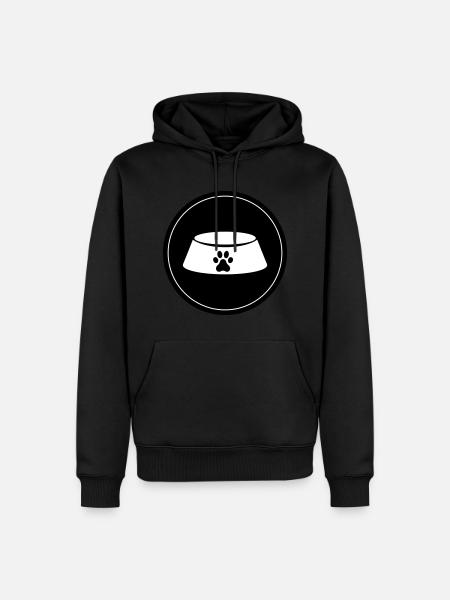 Napf Dog Circle - Men’s Premium Organic Hoodie - black