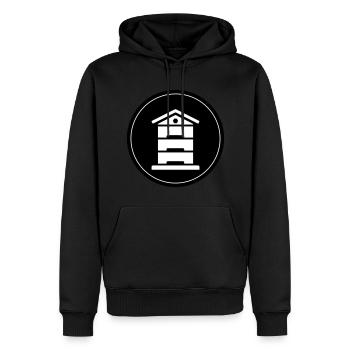 Honig Imker - Männer Premium Bio Hoodie - Schwarz - Vorne - Nico (187cm)