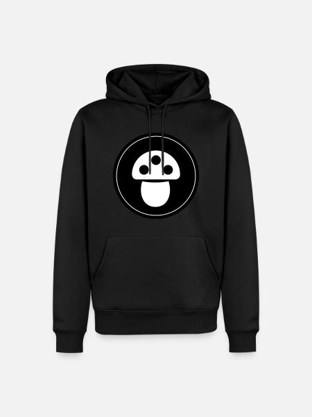 Pilze Symbol - Männer Premium Bio Hoodie - Schwarz