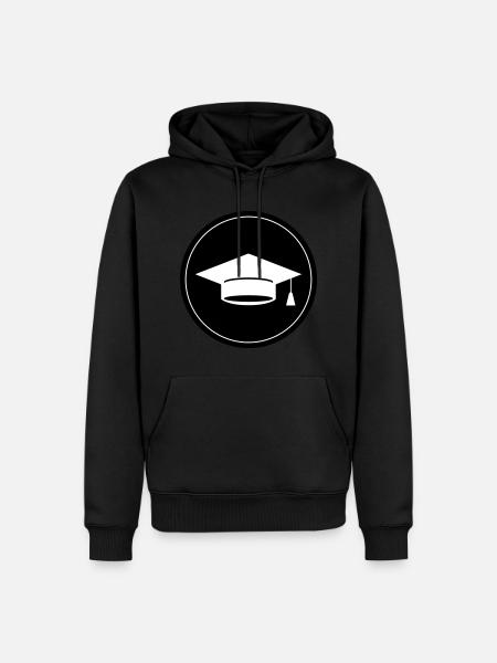 Student Degree - Men’s Premium Organic Hoodie - black