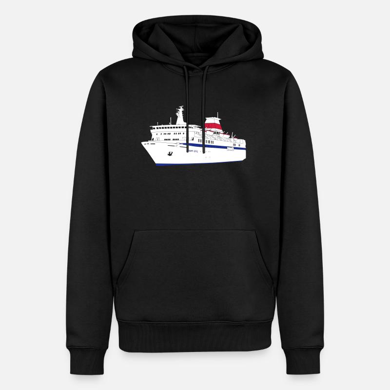 Mme Georg Ots - Sweat à capuche Premium bio Homme - noir