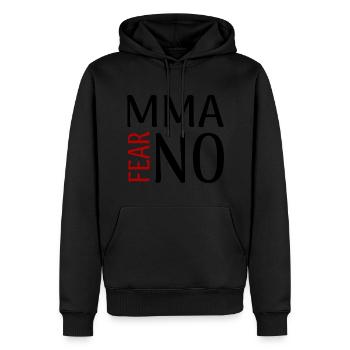 MMA Fight without Fear Fight with no Fear - Men’s Premium Organic Hoodie - black - Front - Nico (187cm)