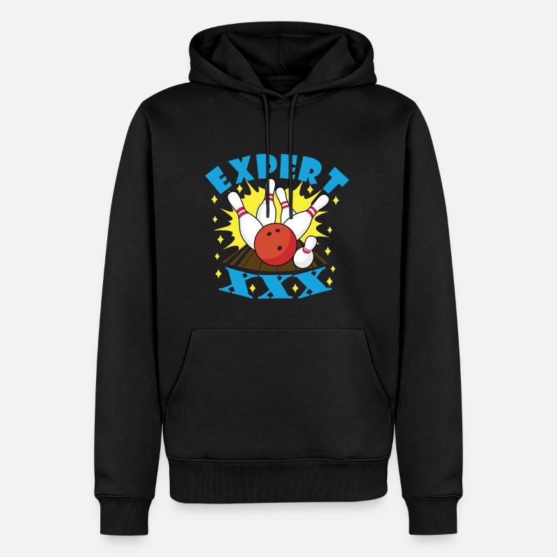 Bowling Expert XXX - Sweat à capuche Premium bio Homme - noir