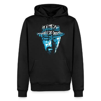 Breaking Bad I'm The One Who Knocks Hut - Männer Premium Bio Hoodie - Schwarz - Vorne - Nico (187cm)