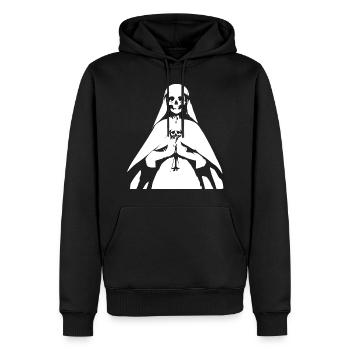 Osez vous démarquer dans Unique Horror Nun, Satanique, - Sweat à capuche Premium bio Homme - noir - Devant - Nico (187cm)