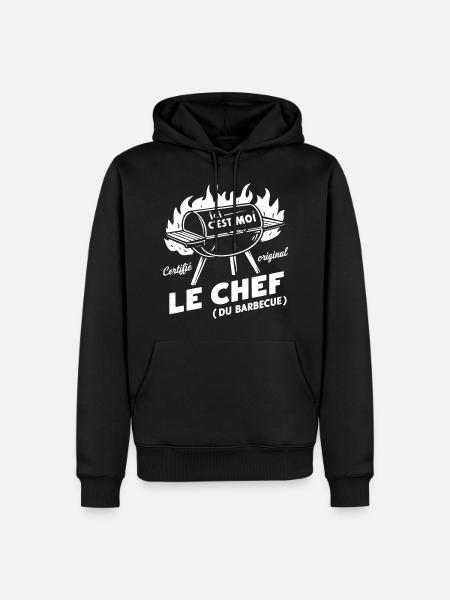 I'm the leader - Men’s Premium Organic Hoodie - black