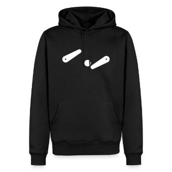 arcade de jeu de flipper - Sweat à capuche Premium bio Homme - noir - Devant - Nico (187cm)