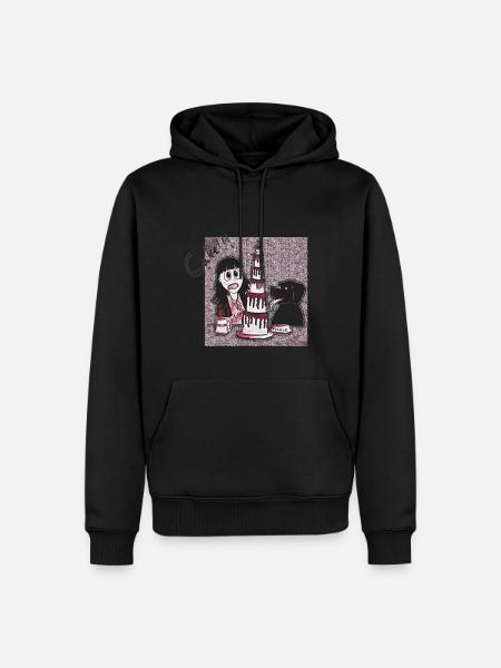 Gâteau!!! - Sweat à capuche Premium bio Homme - noir
