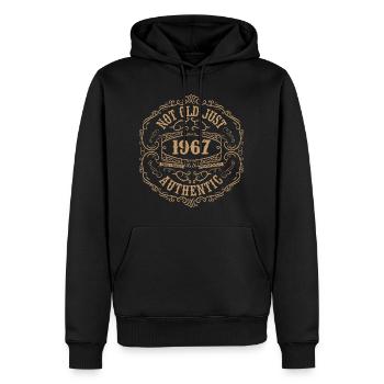 1967 Classic 1967 Retro 1967 Geburtstagsgeschenk - Männer Premium Bio Hoodie - Schwarz - Vorne - Nico (187cm)