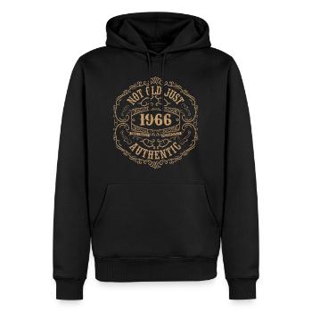 1966 Classic 1966 Retro 1966 Geburtstagsgeschenk - Männer Premium Bio Hoodie - Schwarz - Vorne - Nico (187cm)