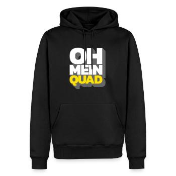 Oh mein Quad - Männer Premium Bio Hoodie - Schwarz - Vorne - Nico (187cm)