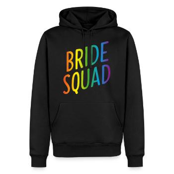 Braut Truppe - JGA Party Crew - Männer Premium Bio Hoodie - Schwarz - Vorne - Nico (187cm)