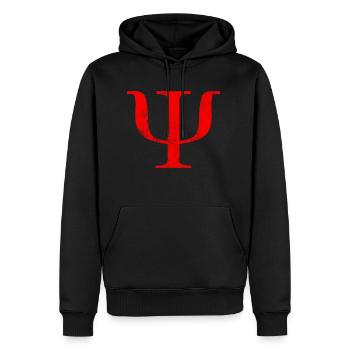 Psychology Gift Idea Student Psi - Men’s Premium Organic Hoodie - black - Front - Nico (187cm)