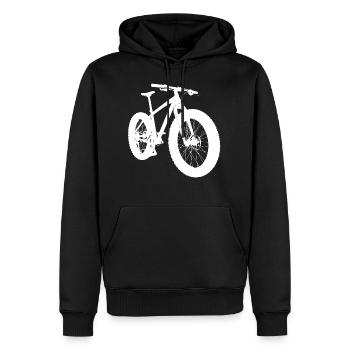 Fatbike fat bike - Männer Premium Bio Hoodie - Schwarz - Vorne - Nico (187cm)