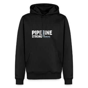 Schlosser Installateur Montage - Männer Premium Bio Hoodie - Schwarz - Vorne - Nico (187cm)
