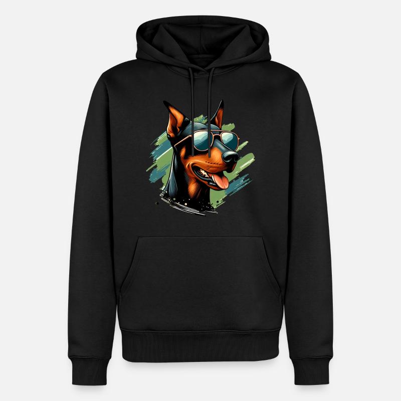 Doberman Le Modèle - Sweat à capuche Premium bio Homme - noir