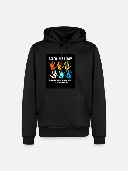 Schulbus Busfahrer Schulbusfahrer - Männer Premium Bio Hoodie - Schwarz