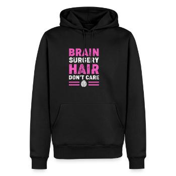 Gehirn Aneurysma - Männer Premium Bio Hoodie - Schwarz - Vorne - Nico (187cm)