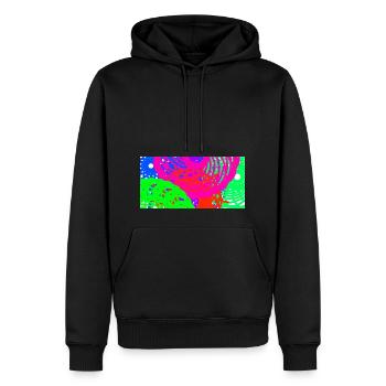 Störe meine Kreise nicht - Männer Premium Bio Hoodie - Schwarz - Vorne - Nico (187cm)