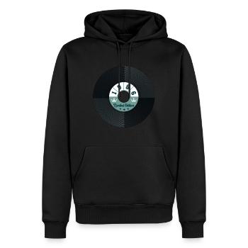 1986 Geburtsjahr - Männer Premium Bio Hoodie - Schwarz - Vorne - Nico (187cm)