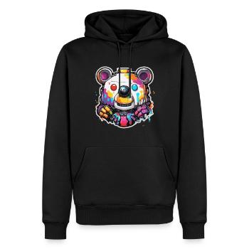 Robot Animal / AI / Mechanized Animals / Comic - Men’s Premium Organic Hoodie - black - Front - Nico (187cm)
