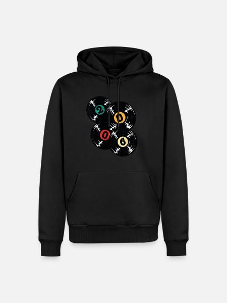Millésime 2006 - Sweat à capuche Premium bio Homme - noir