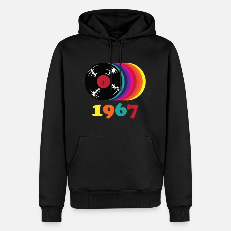 Millésime 1967 - Sweat à capuche Premium bio Homme - noir