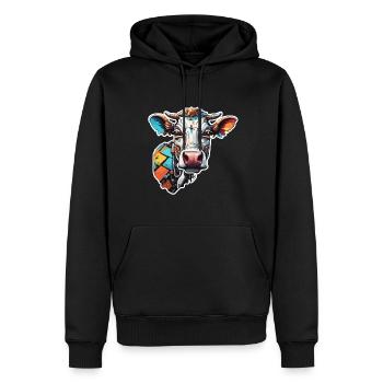 Robot Animal / AI / Mechanized Animals / Comic - Men’s Premium Organic Hoodie - black - Front - Nico (187cm)