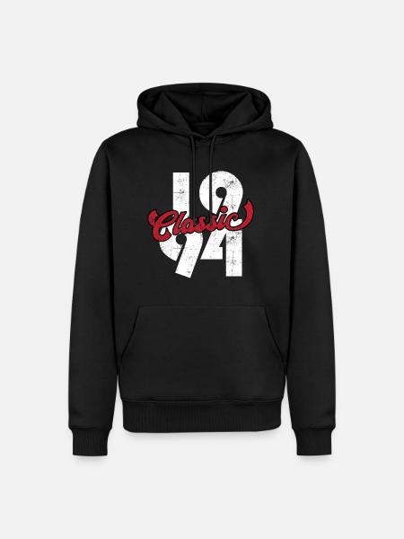 1994 Jahrgang Vintage Geburtstag Geschenk - Herre Premium økologisk hoodie - sort