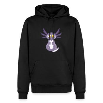 Cute Axolotl - Männer Premium Bio Hoodie - Schwarz - Vorne - Nico (187cm)