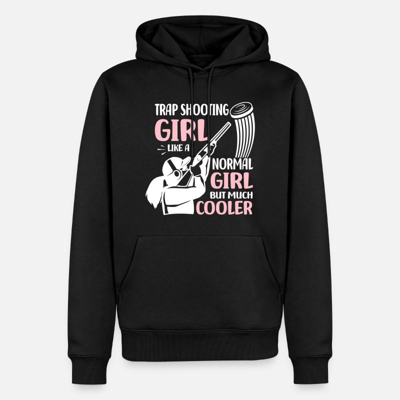 Fallenschießen - Männer Premium Bio Hoodie - Schwarz