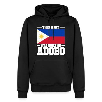 Philippinen Flagge | Filipino Land Asien Geschenke - Männer Premium Bio Hoodie - Schwarz - Vorne - Nico (187cm)