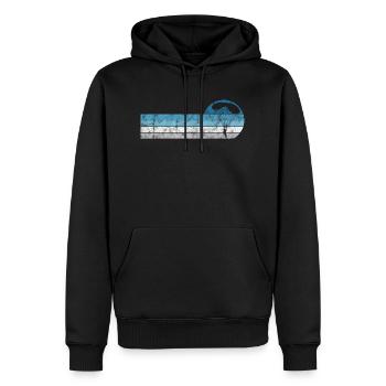 Fallschirmspringer Fallschirm Fallschirmspringen - Männer Premium Bio Hoodie - Schwarz - Vorne - Nico (187cm)