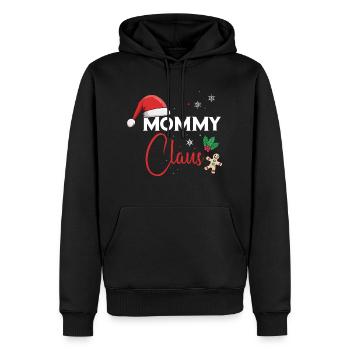 Mommy Clause Super T-shirt de Noël pour couples - Sweat à capuche Premium bio Homme - noir - Devant - Nico (187cm)