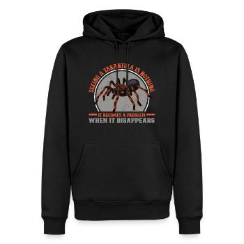 Tarantula Tarantula Tarantula Pet - Men’s Premium Organic Hoodie - black - Front - Nico (187cm)