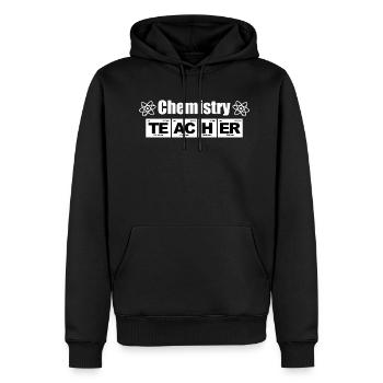 Chemistry Teacher - Sweat à capuche Premium bio Homme - noir - Devant - Nico (187cm)