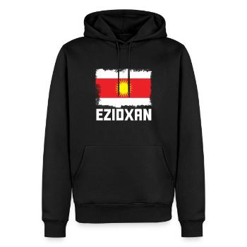 ezidxan flag - Männer Premium Bio Hoodie - Schwarz - Vorne - Nico (187cm)