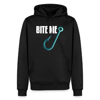 Me Vintage Awesome Angler Designs T-Shirt - Sweat à capuche Premium bio Homme - noir - Devant - Nico (187cm)