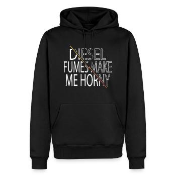 automotive technician wrench baseballclothing - Männer Premium Bio Hoodie - Schwarz - Vorne - Nico (187cm)