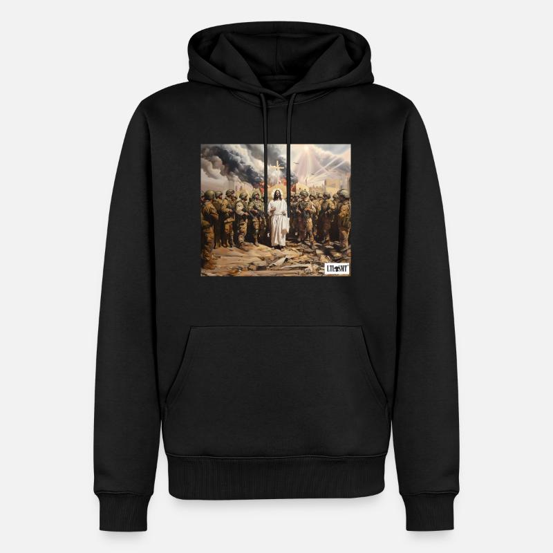 WW3 - Männer Premium Bio Hoodie - Schwarz