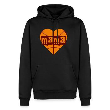 Basketball mum - Männer Premium Bio Hoodie - Schwarz - Vorne - Nico (187cm)