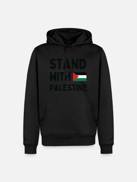 Stand With Palestine - Men’s Premium Organic Hoodie -